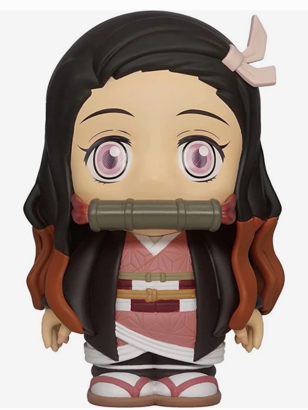 Nezuko Vinyl Figure Toy - Pink and Black Kids Collectible PVC Money Bank